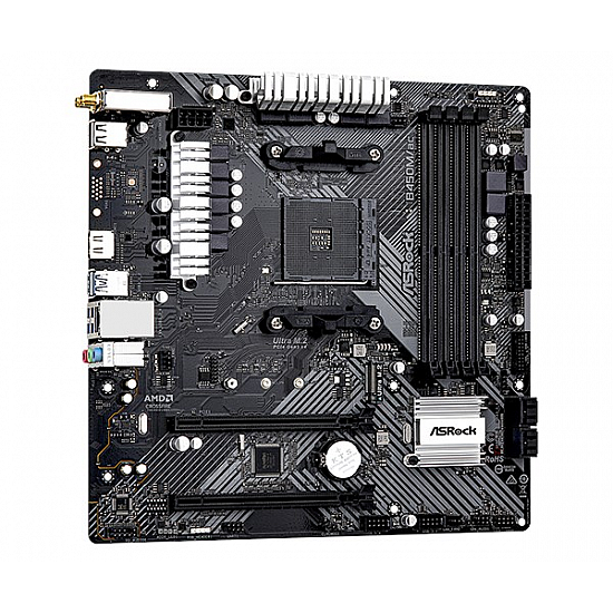 ASRock B450M/ac Micro ATX Socket AM4 AMD B450