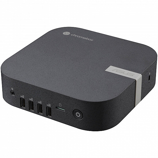 ASUS Chromebox 5a S3006UNA - Mini-PC - 1 x Core i3 i3-1315U / 1.2 GHz - RAM 8 GB - SSD 128 GB - NVMe - UHD Graphics - Wi-Fi 6E, Bluetooth 5.3, 1GbE - WLAN: 802.11a/b/g/n/ac/ax (Wi-Fi 6E)