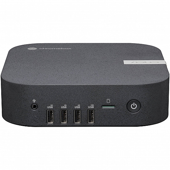 ASUS Chromebox 5a S3006UNA - Mini-PC - 1 x Core i3 i3-1315U / 1.2 GHz - RAM 8 GB - SSD 128 GB - NVMe - UHD Graphics - Wi-Fi 6E, Bluetooth 5.3, 1GbE - WLAN: 802.11a/b/g/n/ac/ax (Wi-Fi 6E)