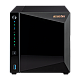 NAS Asustor AS3304T v2; Tower; 4x (3.5 SATA HDD/ 2.5 SSD); Realtek RTD1619B, 2GB DDR4, 1x 2.5GbE, 3x USB 3.2