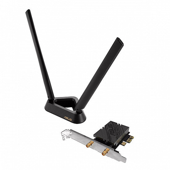 ASUS PCE-BE92BT WiFi 7 Bluetooth 5.4 Adapter BE9300 Triband, PCI Express, 2x Externe Antenne