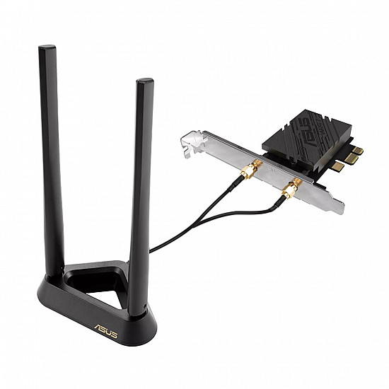 ASUS PCE-BE92BT WiFi 7 Bluetooth 5.4 Adapter BE9300 Triband, PCI Express, 2x Externe Antenne