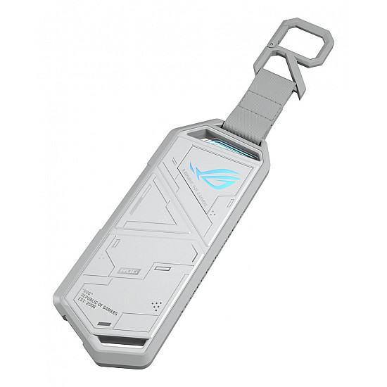 ASUS Go USB ROG Strix Arion White M2 SSD enclosure with Aura