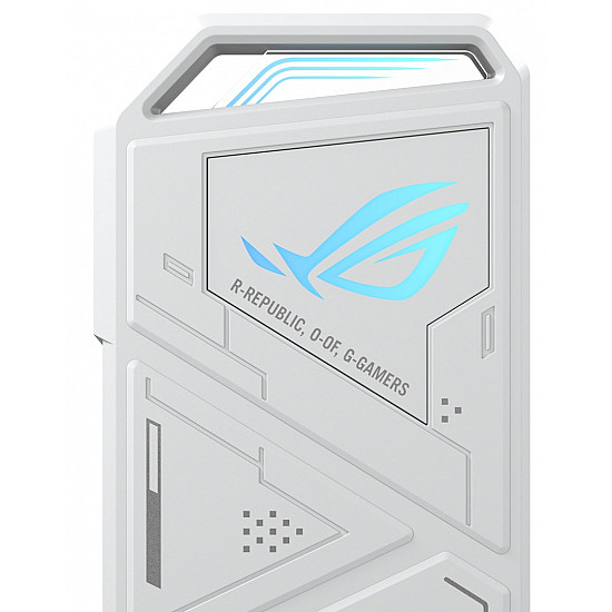 ASUS Go USB ROG Strix Arion White M2 SSD enclosure with Aura