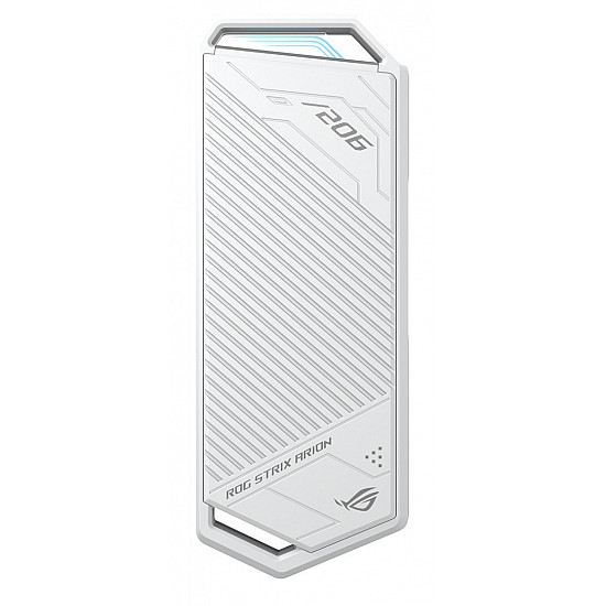 ASUS Go USB ROG Strix Arion White M2 SSD enclosure with Aura