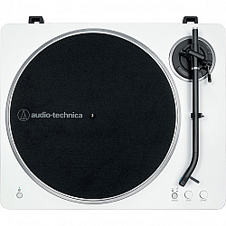 Audio Technica AT-LP70XBTWS (wei/silber, Integrierter Phono-Vorverstrker, Bluetooth, Vollautomat, Riemenantrieb)