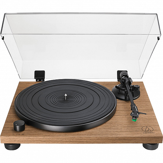 AT-LPW40WN, Audio turntable with belt drive, Manual, Black, Wood, Wood