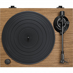 AT-LPW40WN, Audio turntable with belt drive, Manual, Black, Wood, Wood