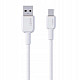 AUKEY CB-NAC1 White Nyl on cable USB C - USB A