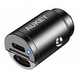 AUKEY CC-A4 Mini alumin ium fast car charger US
