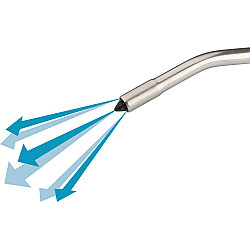 Ausblaspistole 9040P-3, Ausblas-Werkzeug schwarz/blau