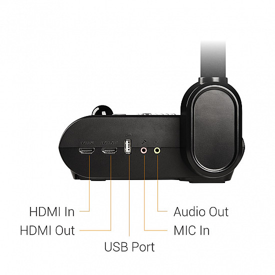 AVer F50+ document camera Black 25.4 / 3.2 mm (1 / 3.2) CMOS USB 2.0