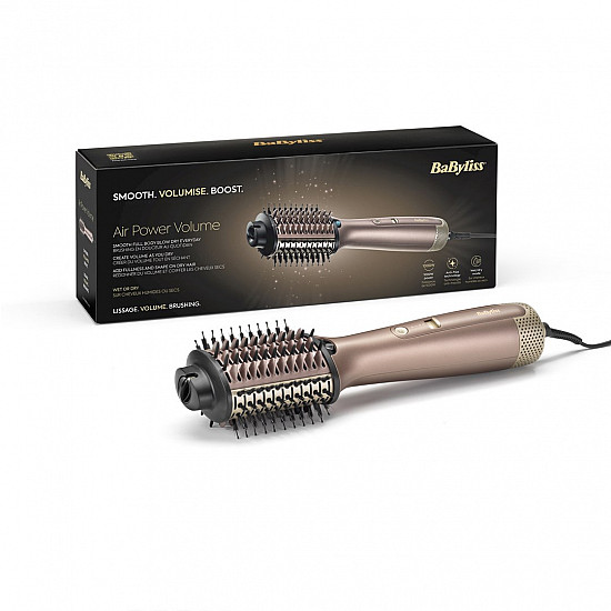 BaByliss AS95E Air Power Volume Hot air brush Champagne 1000 W