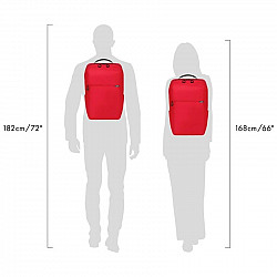 Backpack COMMUTER for a 13-16 inch notebook, red