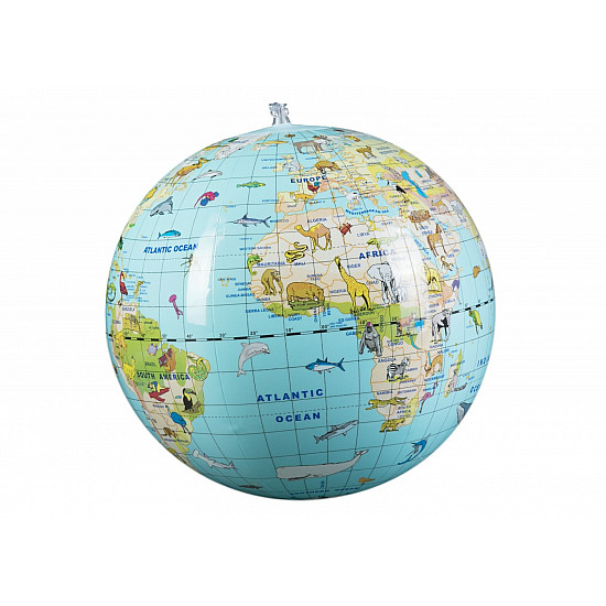 Ball Caly Globe 30 cm - Animals