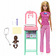 Barbie Baby Doctor Doll with Blonde Fashion Doll, 1 Baby Doll, Furniture & Accessories