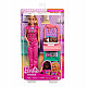 Barbie Baby Doctor Doll with Blonde Fashion Doll, 1 Baby Doll, Furniture & Accessories