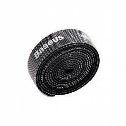 Baseus Rainbow Circle hook and loop Straps - velcro tape cable organizer 1m black (ACMGT-E01)