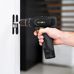 Batavia B.V. 12V Cordless Combi Drill - Fixxpack 2.0 Set (incl. 2.0Ah Battery & USB-C charging Cable)