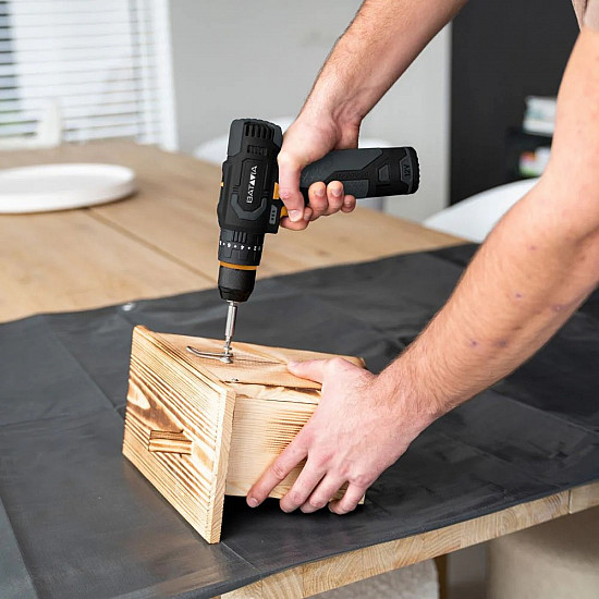 Batavia B.V. 12V Cordless Combi Drill - Fixxpack 2.0 Set (incl. 2.0Ah Battery & USB-C charging Cable)