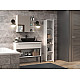 Bathroom cabinet NEL II 31x30x174 cm, matt white