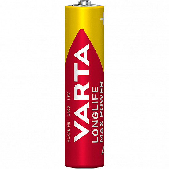 VARTA Longlife Max Power, Batterie, AAA, Micro, 1,5V, 4Stk