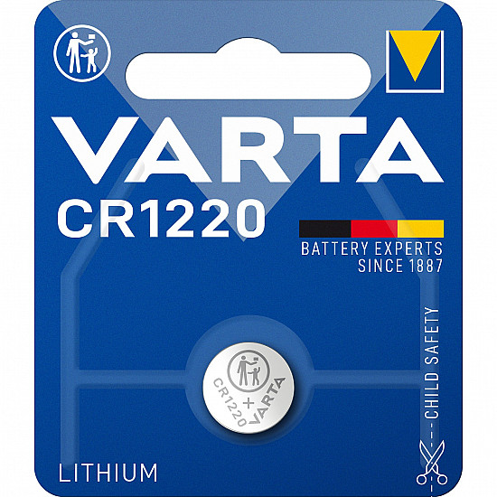 VARTA Knopfzellenbatterie Electronics CR1220 Lithium