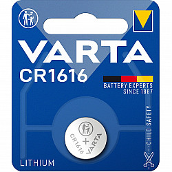VARTA Knopfzellenbatterie Electronics CR1616 Lithium