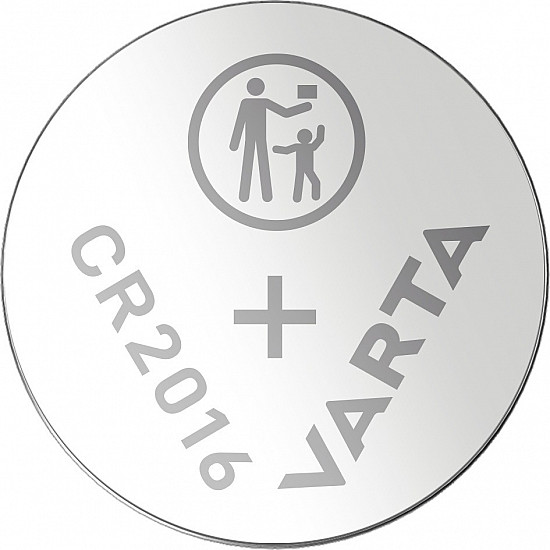 VARTA LITHIUM Coin, Knopfzellenbatterie CR2016 Lithium