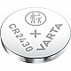 VARTA LITHIUM Coin, Knopfzellenbatterie CR2430 Lithium
