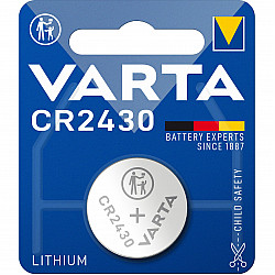 VARTA LITHIUM Coin, Knopfzellenbatterie CR2430 Lithium