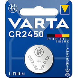 VARTA Lithium Coin, Knopfzellenbatterie, CR2450, 3V, 1Stk
