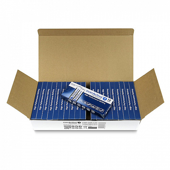 Alkaline batteries everActive Pro Alkaline LR03 AAA - shrink pack - 10 pieces