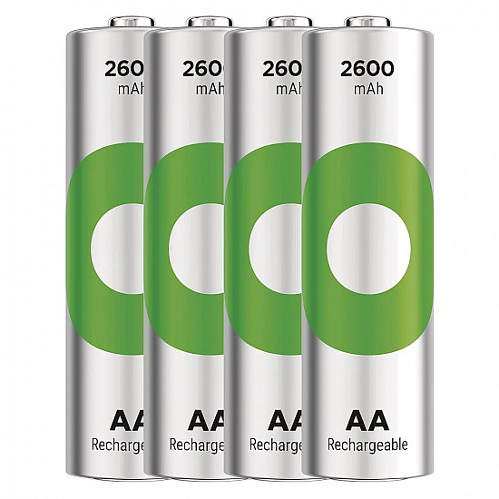 Akumulatorki R6/AA Ni-MH 2600mAh blister 4szt. GP RECYKO