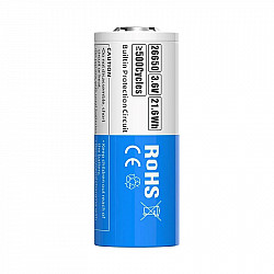 Battery 26650 3,6V Li-ion 6000 mAh