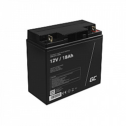 Green Cell AGM09 industrial rechargeable battery Sealed Lead Acid (VRLA) 18000 mAh 12 V