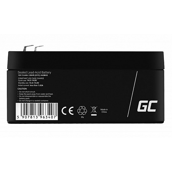 Akumulator AGM VRLA 12V 3.4Ah