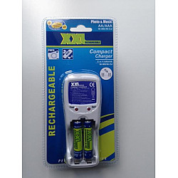 Battery Charger 2 or 4 AAA/AA included 2x AAA