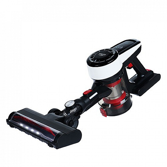 Adler Vacuum Cleaner AD 7048 Cordless operating Handstick and Handheld 230 W 220 V Operating time (max) 30 min White/Black/Red Warranty 24 month(s)