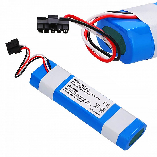 Xiaomi Robot Mop Pro INR18650 MA1-4S1P-SC Battery, rechargeable battery 3200mAh 47.36Wh