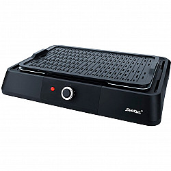 BBQ-Tischgrill VG P20, Elektrogrill schwarz, 1.600 Watt