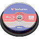 VERBATIM 43694 BluRay BD-RE SINGLE LAYER Verbatim Spindle 10 25GB 2x