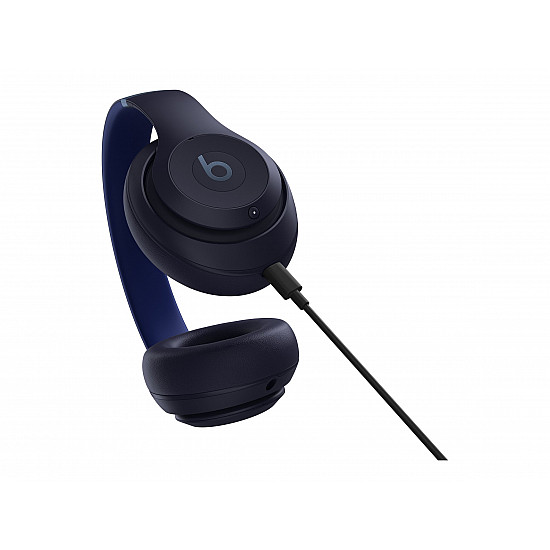 Beats Headphones Studio Pro Bluetooth and 3.5 mm Over-ear Microphone Noise canceling Wireless Navy