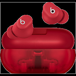 Beats Solo Buds - True Wireless Earbuds - Transparent Red,Model A3151 A3150 A3152