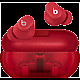 Beats Solo Buds - True Wireless Earbuds - Transparent Red,Model A3151 A3150 A3152
