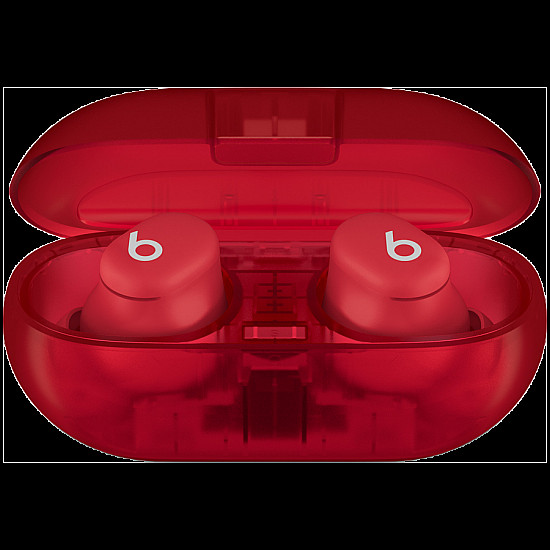 Beats Solo Buds - True Wireless Earbuds - Transparent Red,Model A3151 A3150 A3152