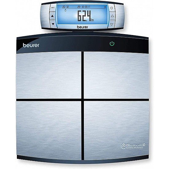 Beurer BF 105 Square Black, Stainless steel Electronic personal scale