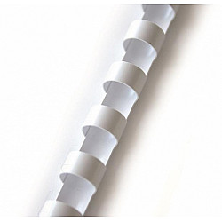 Binding spiral 12mm, (100pcs.), white