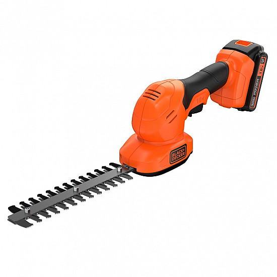 Akku-Grasschere und -Strauchschere BCSS18D1, 18Volt orange, Li-Ionen Akku 2,0Ah