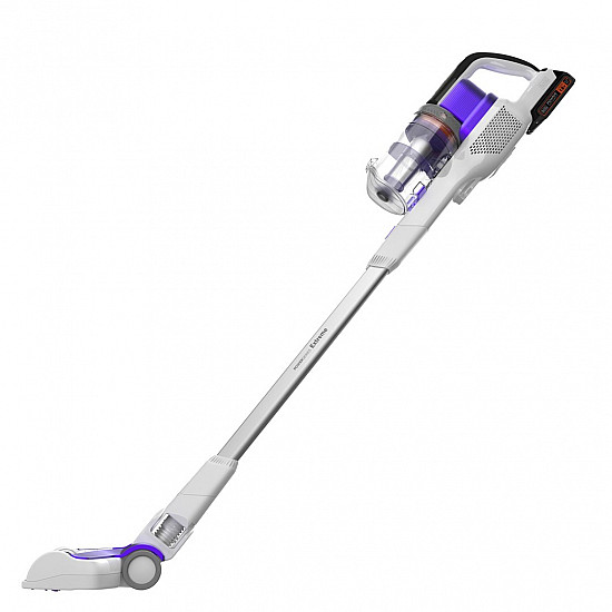 Black & Decker BHFEV1825CP stick vacuum/electric broom 2-in-1 stick vacuum Battery Dry Bagless White 2.5 Ah
